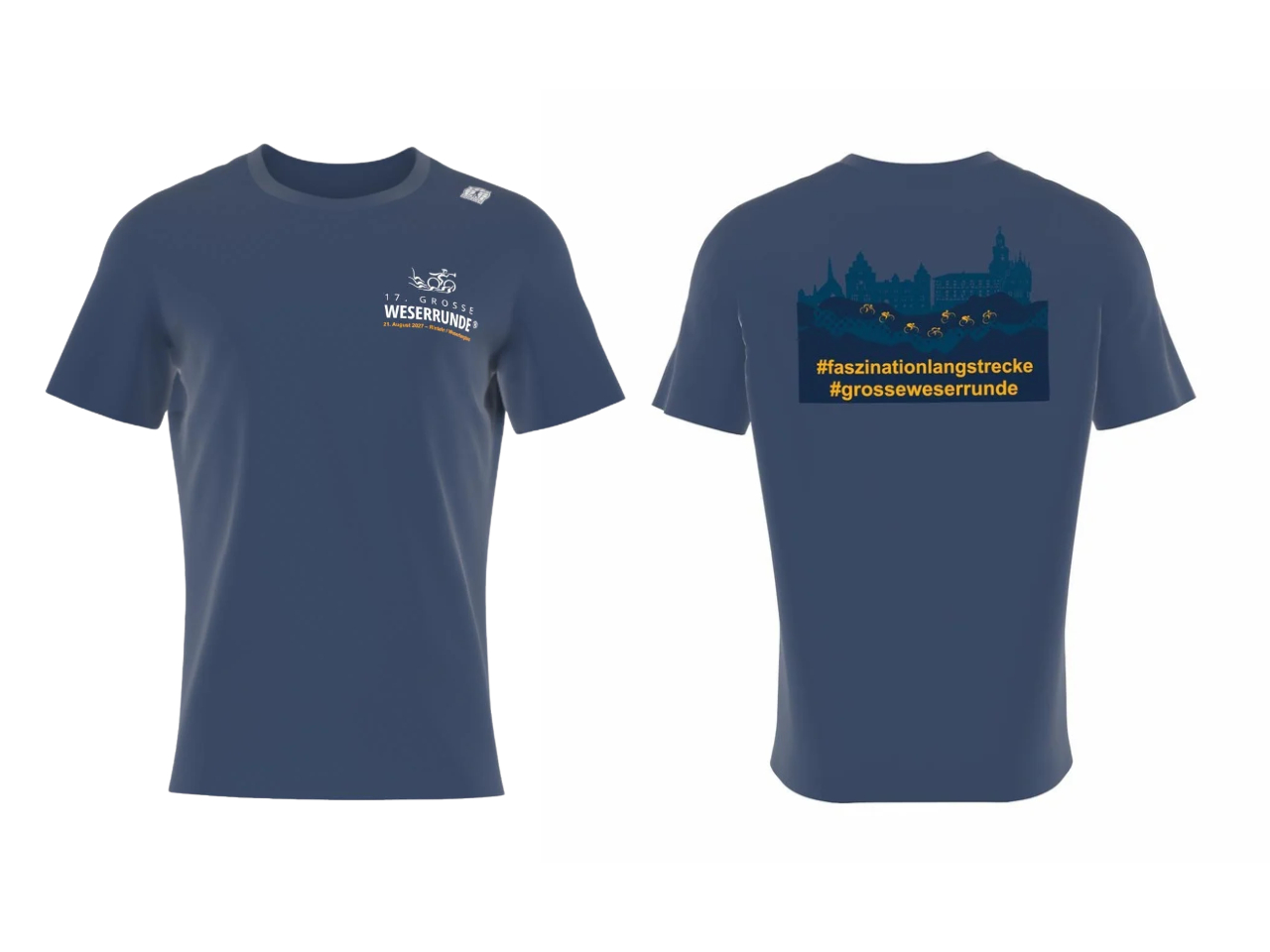 Radmarathon Große Weserrunde Teilnahme-Shirt 2027